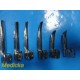 Foregger,Rusch,Hull,Drager Mercury Mac/Mil Laryngoscope Blades W/ Handles ~24464