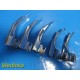 Foregger,Rusch,Hull,Drager Mercury Mac/Mil Laryngoscope Blades W/ Handles ~24464