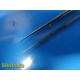 Scanlan 4004-95 Dennis Micro Forcep 7" Straight Diamond Dust Platform Tips~23190