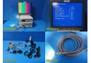 Olympus OTV-S7 Endoscopy System W/ CLV-S40 L.S, OEV-191H Monitor & Leads ~ 23502