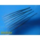Lot of 4 Pilling 35-1804 DeBakey Cardio Vascular Tissue Forceps, 9" ~ 23192