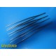Lot of 4 Pilling 35-1804 DeBakey Cardio Vascular Tissue Forceps, 9" ~ 23192