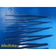 8X Symmetry Codman Sklar V. Mueller Assorted Cardiovascular Tissue Forceps~23194