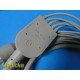 HP Philips M1734A One Piece ECG/EKG Cable, 5-Leads, Snap, AHA ~ 23529