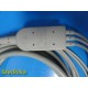 HP Philips M1733A One Piece ECG/EKG Cable  03 Leads, SNAP, AHA ~ 23531