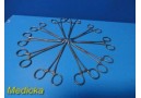 10X Sklar Tomac Ochsner Kocker Style Artery Forceps,6.5",Curved, 1X2 teeth~23536