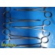 10X Sklar Tomac Ochsner Kocker Style Artery Forceps,6.5",Curved, 1X2 teeth~23536