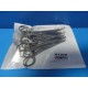 11X Haslam USA Ochsner Forceps, Curved Full Serrations 1X2 Teeth, 6.5" ~ 23539