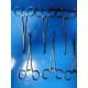 11X Haslam USA Ochsner Forceps, Curved Full Serrations 1X2 Teeth, 6.5" ~ 23539