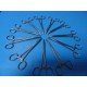 11X Haslam USA Ochsner Forceps, Curved Full Serrations 1X2 Teeth, 6.5" ~ 23539