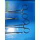 4X Insurg Ochsner Forceps 7.25", Fully Serrated, 1X2 Teeth, Curved ~ 23542