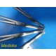 4X Insurg Ochsner Forceps 7.25", Fully Serrated, 1X2 Teeth, Curved ~ 23542