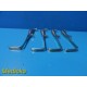 Lot of 4 Sklar Surgical 85-4697 Young Lateral Retractor 8.5" W/ Bin ~ 23604