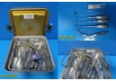 Jarit V.Mueller COMPLETE PROFESSIONAL Tonsil Tray/Tonsillectomy Set & Case~22201