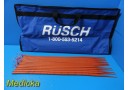 Rusch 26 Fr to 54 Fr Maloney Esophageal Dilators/Bougies W/ Carrying Case ~23633