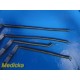 4X Aesculap FF22 Yasargil Spring Hooks for Galea Fixation W/ Case ~ 23680