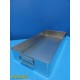 Unbranded Stainless Steel Surgical Instr Sterilization Tray (20x10x3.75) ~ 23756