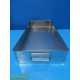 Unbranded Stainless Steel Surgical Instr Sterilization Tray (20x10x3.75) ~ 23756