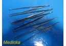 5X Sklar Singly Tissue Forceps, Oval Shape Fenestrated Serrated Jaws ~ 23760