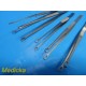 5X Sklar Singly Tissue Forceps, Oval Shape Fenestrated Serrated Jaws ~ 23760