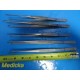 5X Sklar Singly Tissue Forceps, Oval Shape Fenestrated Serrated Jaws ~ 23760