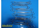 11X Sklar V. Mueller Aesculap Pilling Weck Sponge Forceps 7" - 10.5" ~ 23761