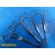 11X Sklar V. Mueller Aesculap Pilling Weck Sponge Forceps 7" - 10.5" ~ 23761