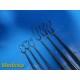 12X B&L Storz Middleton Vogel & Barnhill (Size 4-1) Assorted Curette ~ 23785
