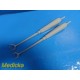 2X Unbranded Electrocautery Barnhill Adenoid Curettes (Size 4 & 3) ~ 23786