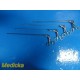 4X Wisap 7654, 7668 & 7668-1 Assorted Laparoscopic Endoscope Forceps ~ 23799