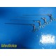 4X Wisap 7654, 7668 & 7668-1 Assorted Laparoscopic Endoscope Forceps ~ 23799