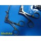 4X Wisap 7654, 7668 & 7668-1 Assorted Laparoscopic Endoscope Forceps ~ 23799