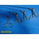 4X Wisap 7654, 7668 & 7668-1 Assorted Laparoscopic Endoscope Forceps ~ 23799