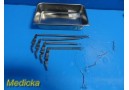 Aesculap FF22 & FF22R Yasargil Spring Hooks W/ Instrument Tray ~ 23824