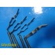 4X Aesculap FF022R Yasargil Spring Hook for Galea Fixation, Large W/ Tray ~23827