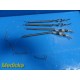 4X Aesculap FF022R Yasargil Spring Hook for Galea Fixation, Large W/ Tray ~23827